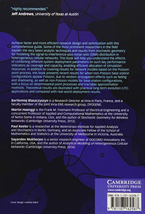 Stochastic Geometry Analysis of Cellular Networks,Used