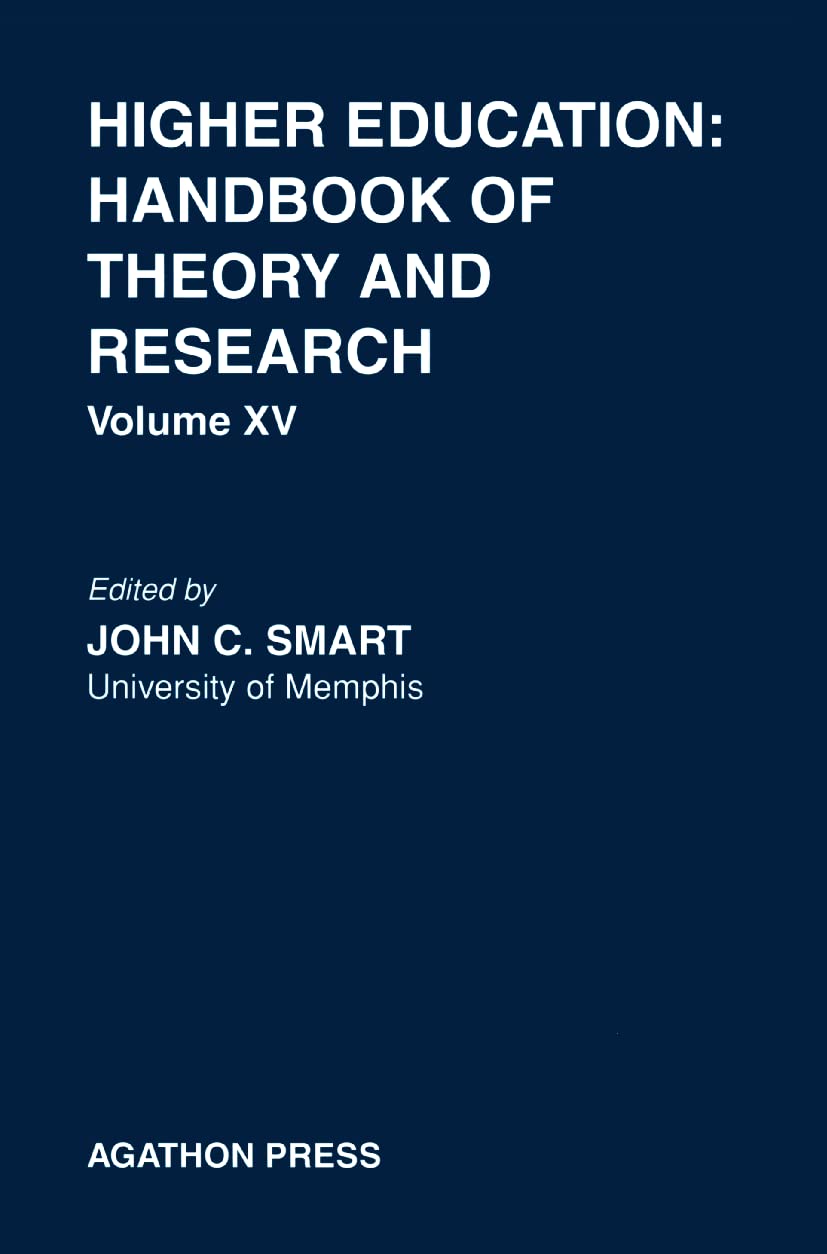 Higher Education: Handbook of Theory and Research 15,Used
