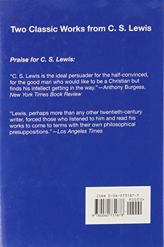 Mere Christianity and The Screwtape Letters (Complete In One Volume),New