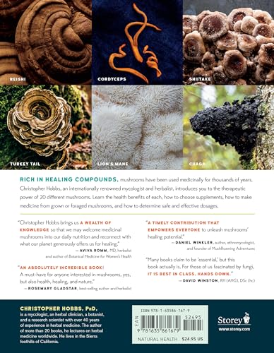 Christopher Hobbs's Medicinal Mushrooms: The Essential Guide: Boost Immunity, Improve Memory, Fight Cancer, Stop Infection, and ,New