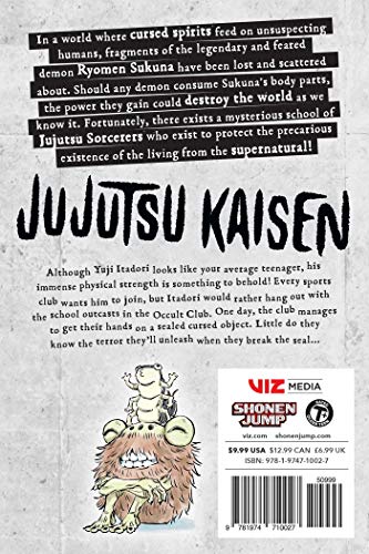 Jujutsu Kaisen, Vol. 1 (1) by Simon & Schuster - Exciting Manga Adventure, First Volume, Engaging Storyline