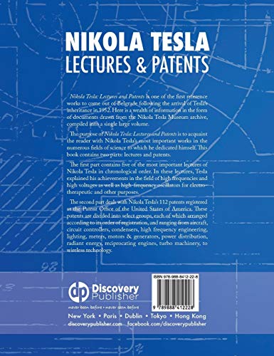 Nikola Tesla: Lectures and Patents,Used