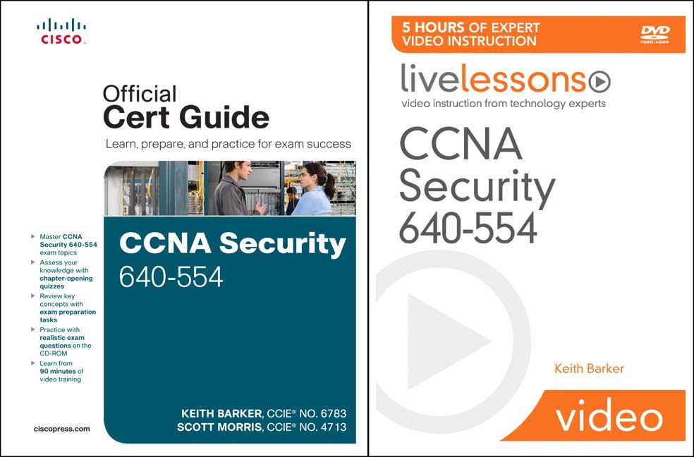 CCNA Security 640554 Official Certification Guide + Livelessons,New