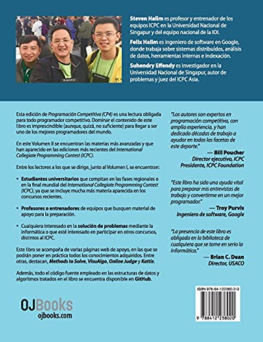 Programacin competitiva (CP4)  Volumen II: Manual para concursantes del ICPC y la IOI (Spanish Edition),Used