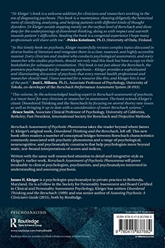Rorschach Assessment of Psychotic Phenomena,Used