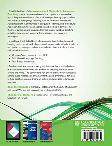 Approaches and Methods in Language Teaching,Used
