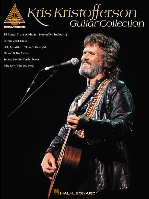 Hal Leonard Kris Kristofferson Guitar Collection - 14 Outlaw Country Favorites, Medium Difficulty Guitar Tablature