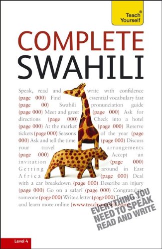 Complete Swahili: A Teach Yourself Guide (Ty: Language Guides)-new,New
