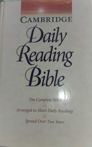 NRSV Cambridge Daily Reading Bible Edition: The Complete Bible Arranged in Short Daily Readings Spread Over Two Years,Used