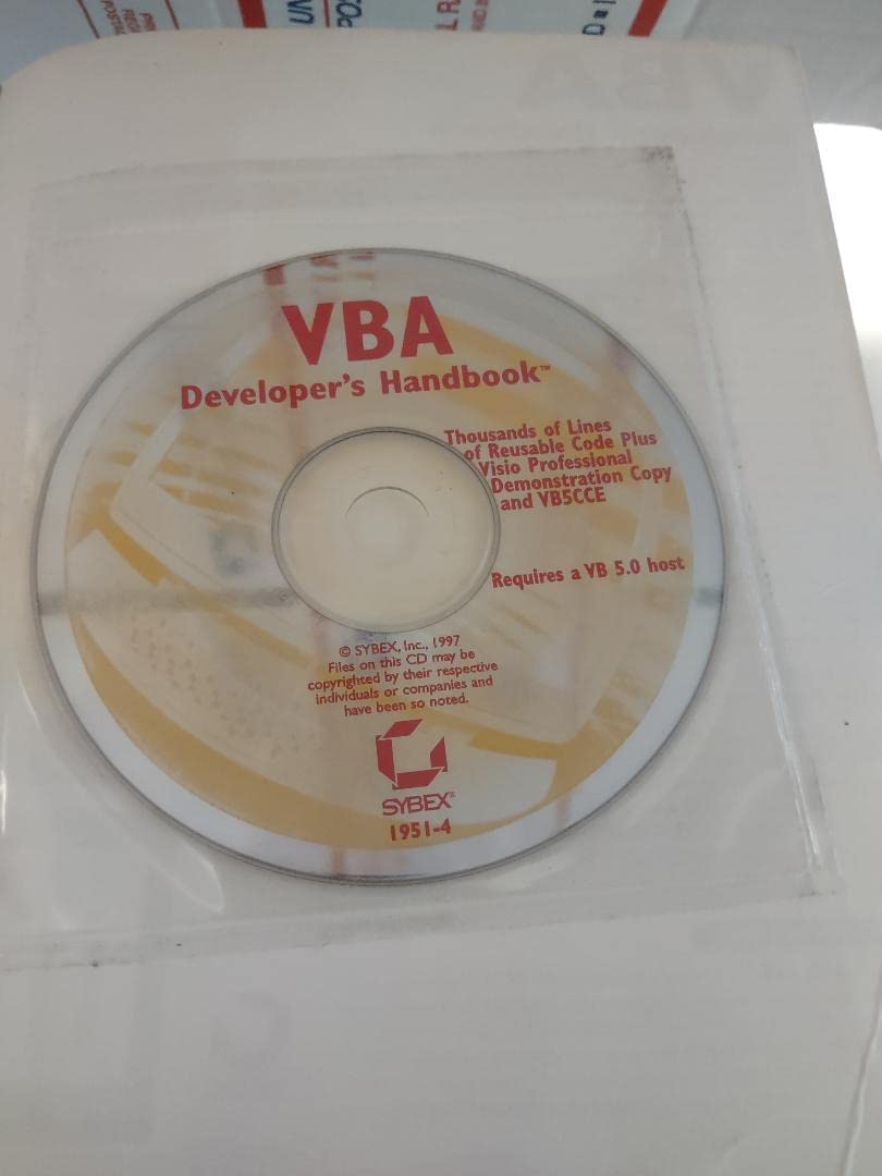 VBA Developer's Handbook,Used