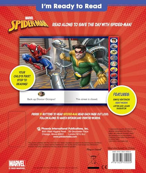 Marvel  I'm Ready to Read with SpiderMan  Interactive ReadAlong Sound Book  Great for Early Readers  PI Kids,Used