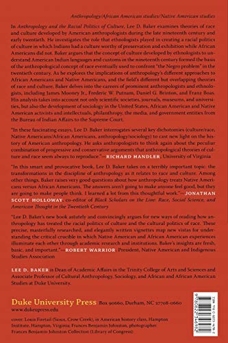 Anthropology And The Racial Politics Of Culture