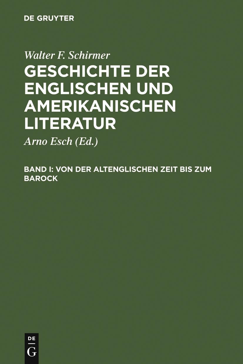 Geschichte der englischen und amerikanischen Literatur : von den Anfangen bis zur Gegenwart,Used