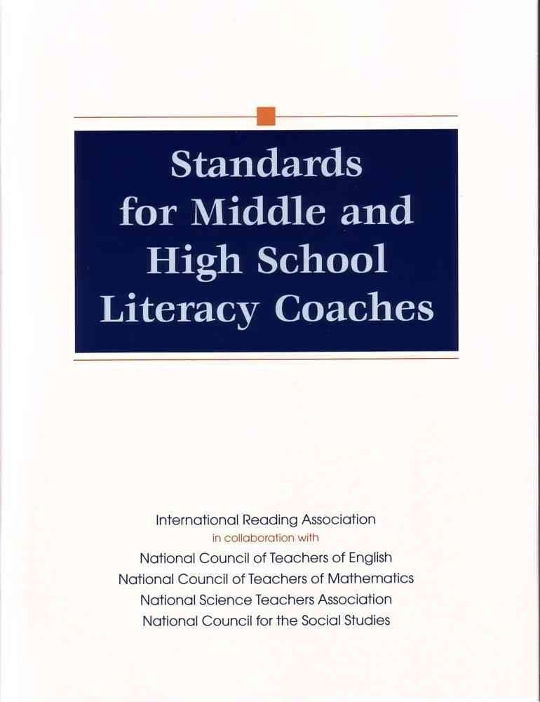 Standards for Middle And High School Literacy Coaches