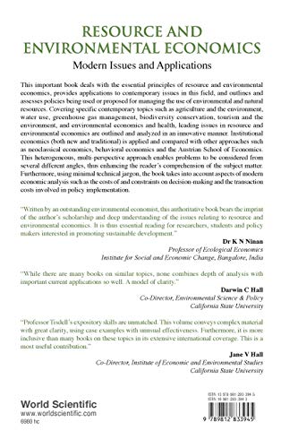 RESOURCE AND ENVIRONMENTAL ECONOMICS: MODERN ISSUES AND APPLICATIONS (World Scientific Environmental and Energy Economics and Po,Used