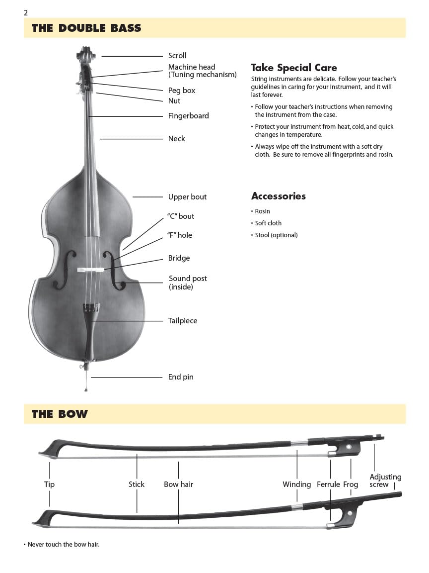 Essential Elements for Strings  Double Bass Book 1 w/EEi  Beginner Bass Method Book with Online Learning Tools and PlayAlong T,Used