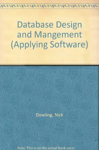 Database Design and Mangement,Used