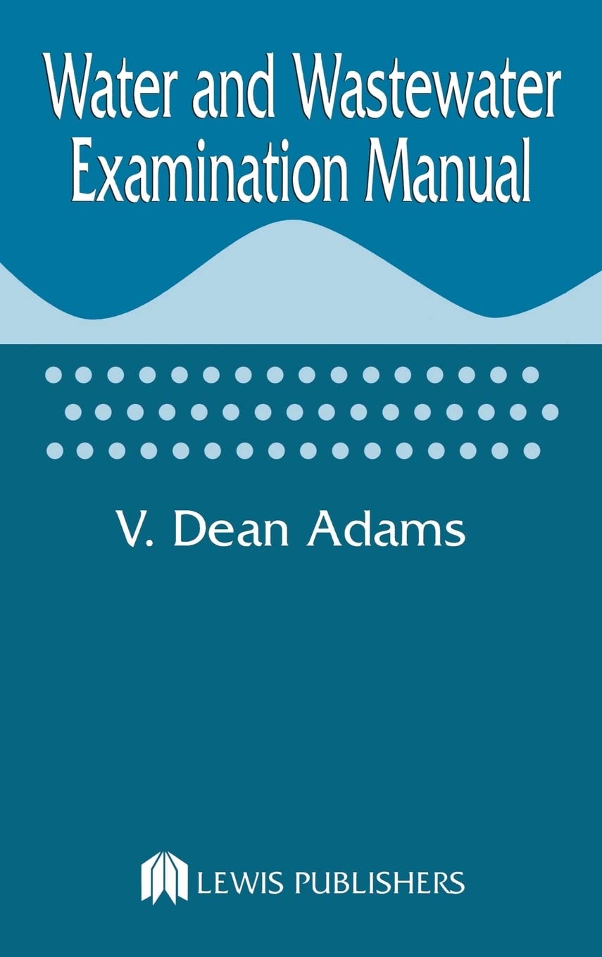 Water and Wastewater Examination Manual,Used