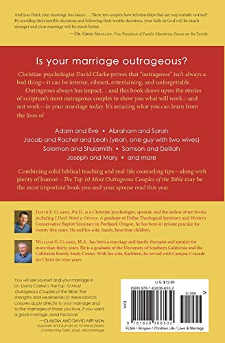 The Top 10 Most Outrageous Couples of the Bible: And How Their Stories Can Revolutionize Your Marriage,Used