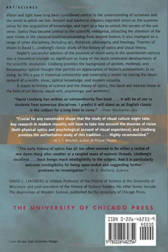 Theories of Vision from AlKindi to Kepler,New