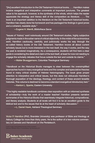 Handbook On The Historical Books: Joshua, Judges, Ruth, Samuel, Kings, Chronicles, Ezranehemiah, Esther,New