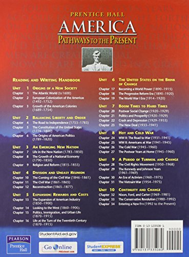 America: Pathways to the Present,Used