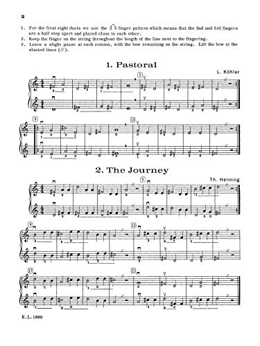 Duets for Strings, Book 1, Violin (Belwin Course for Strings, Bk 1),Used