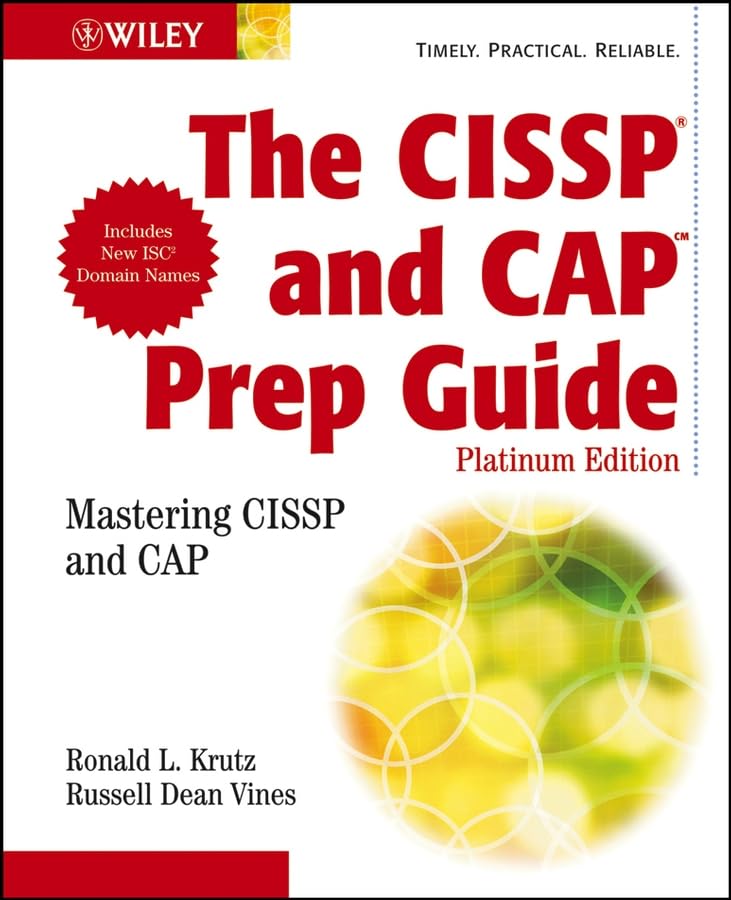 The CISSP and CAP Prep Guide: Platinum Edition,Used