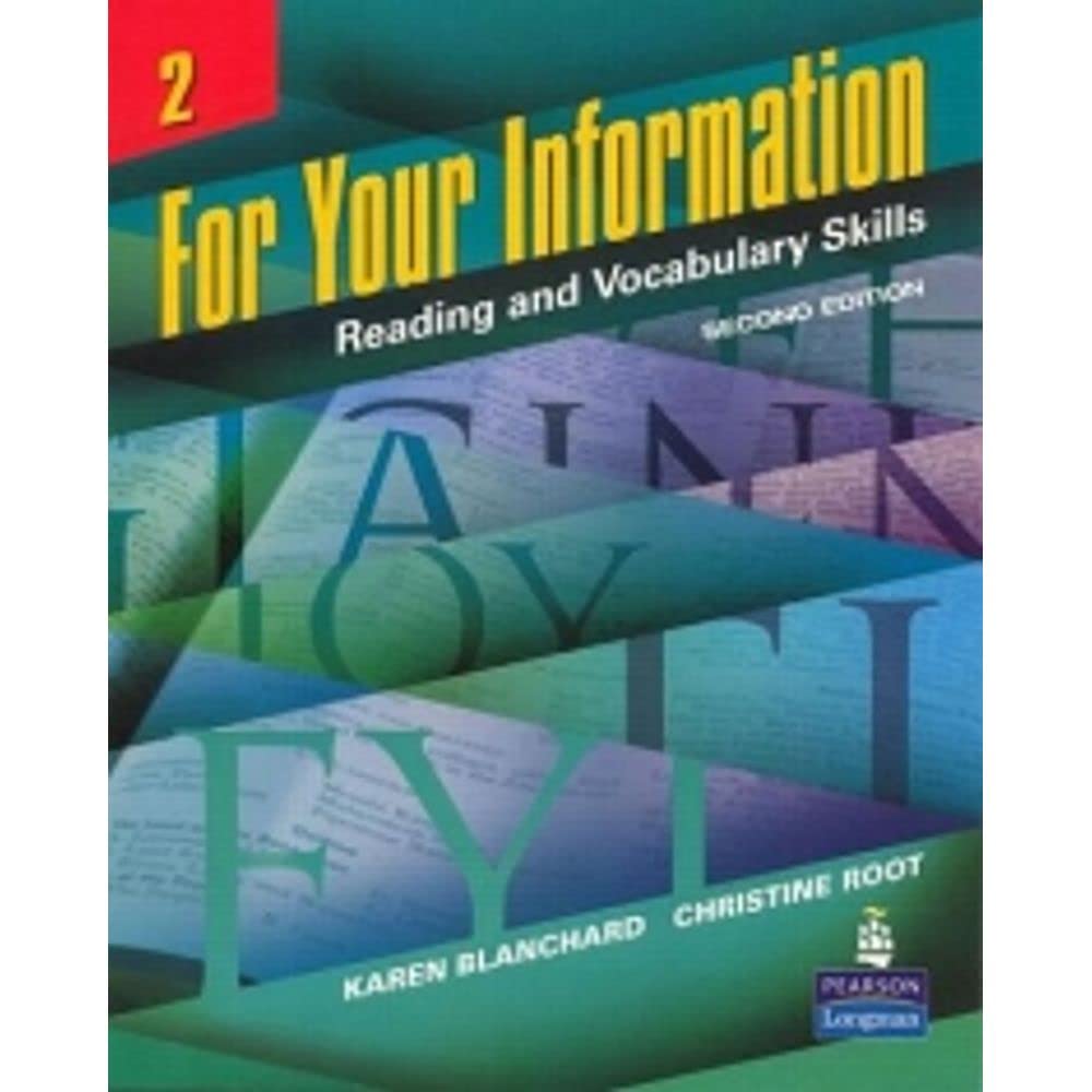 For Your Information 2: Reading and Vocabulary Skills, Second Edition,Used