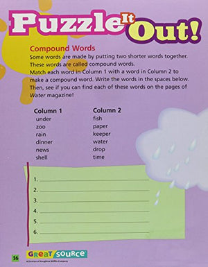 Great Source Summer Success Reading: Theme Magazine Grade 2 Magazine 1,Used
