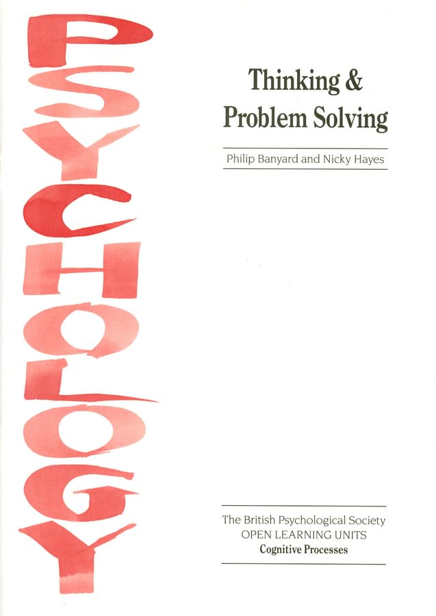 Thinking and Problem Solving (Open Learning Units),Used