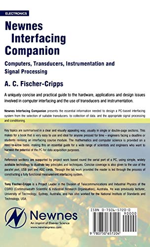Newnes Interfacing Companion: Computers, Transducers, Instrumentation and Signal Processing,Used
