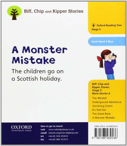 Oxford Reading Tree: Level 5: More Stories A: A Monster Mistake,Used