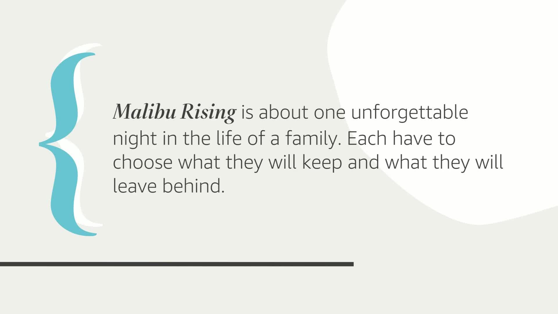 Malibu Rising: A Novel-Used