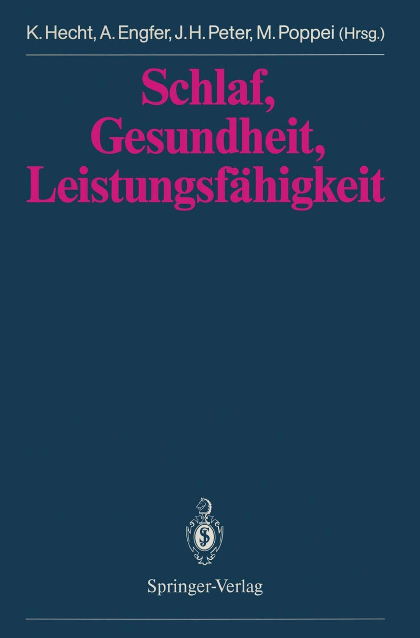 Schlaf, Gesundheit, Leistungsfhigkeit (German Edition),Used