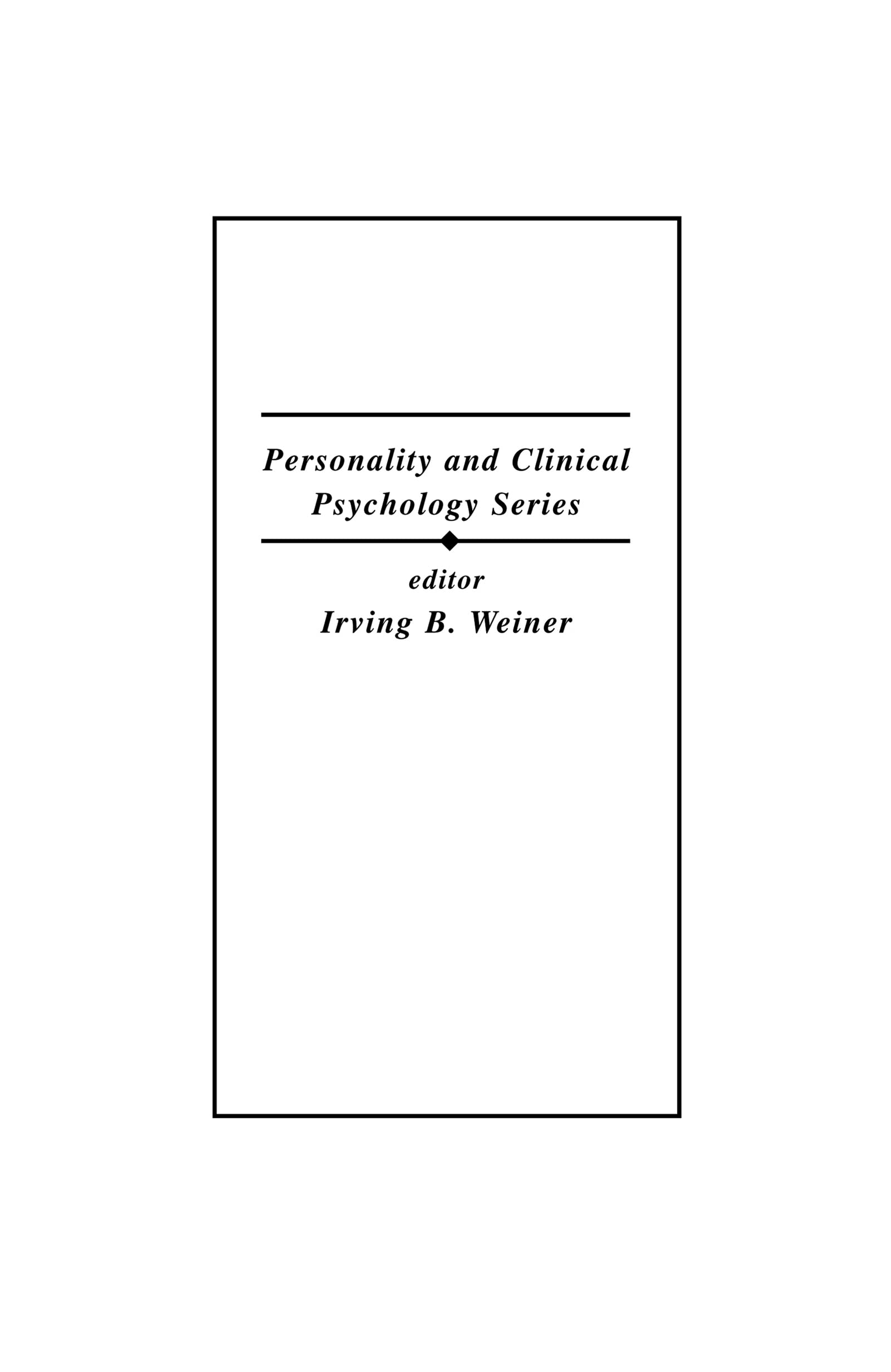 Inner Strengths: Contemporary Psychotherapy and Hypnosis for Egostrengthening (Lea Series in Personality and Clinical Psycholog,Used
