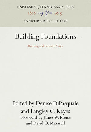 Building Foundations: Housing And Federal Policy (Anniversary Collection),Used