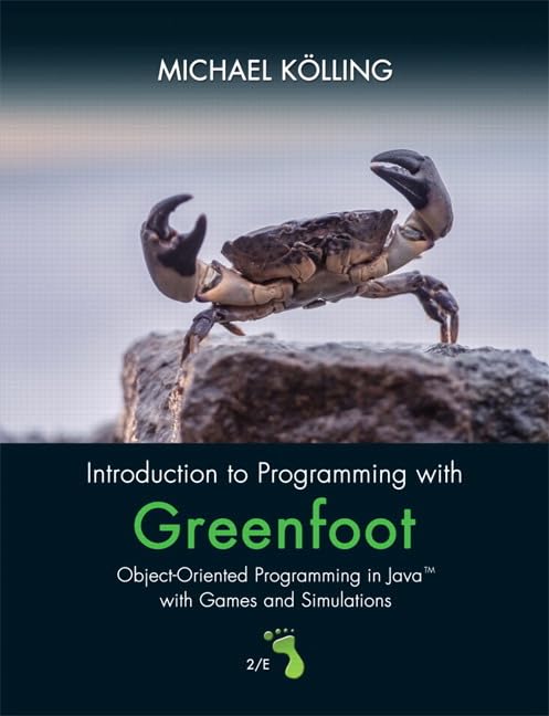 Introduction To Programming With Greenfoot: Objectoriented Programming In Java With Games And Simulations,Used
