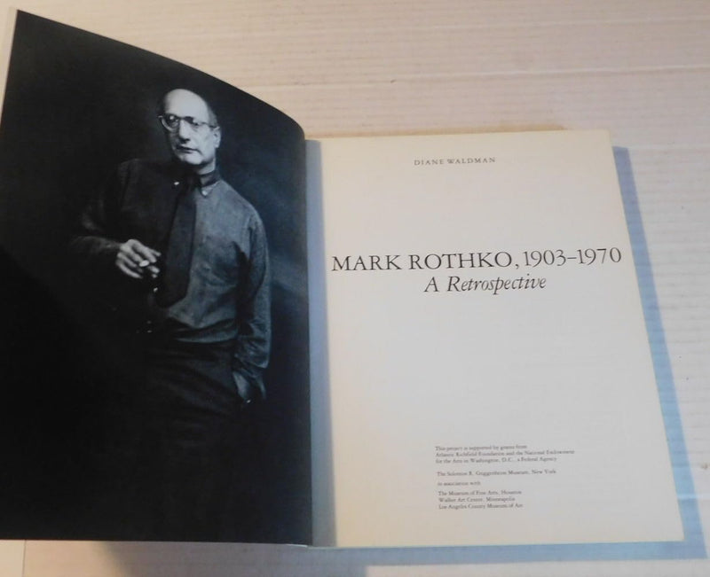 Mark Rothko, 19031970: A Retrospective,Used