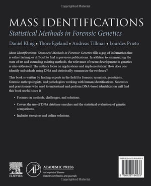 Mass Identifications: Statistical Methods in Forensic Genetics,Used