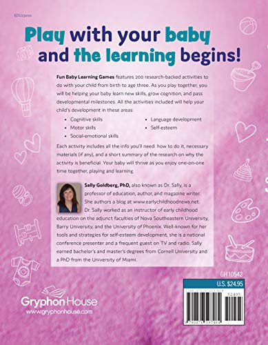 Fun Baby Learning Games: Activities to Support Development in Infants, Toddlers, and TwoYear Olds,Used