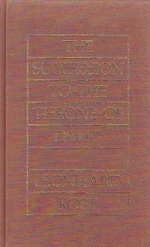 The Succession to the Throne of David (Historic Texts & Interpreters in Biblical Scholarship),Used
