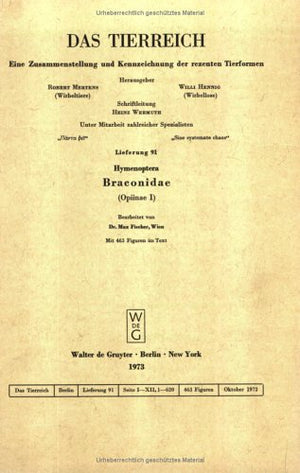 Hymenoptera: Braconidae (Opiinae I) (German Edition),Used