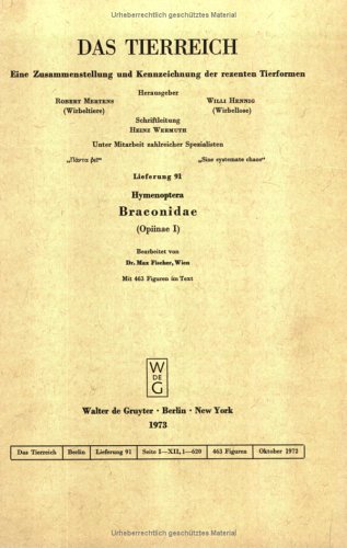 Hymenoptera: Braconidae (Opiinae I) (German Edition),Used