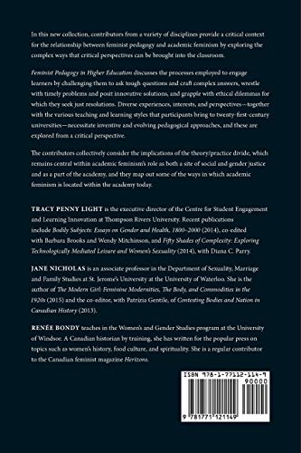 Feminist Pedagogy in Higher Education: Critical Theory and Practice,Used