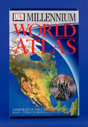 DK Millennium World Atlas: A Portrait of the Earth in the Year 2000,Used