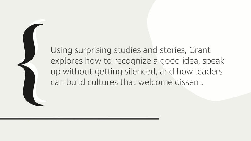 Originals: How Nonconformists Move The World,Used