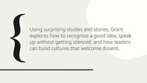 Originals: How Nonconformists Move The World,Used