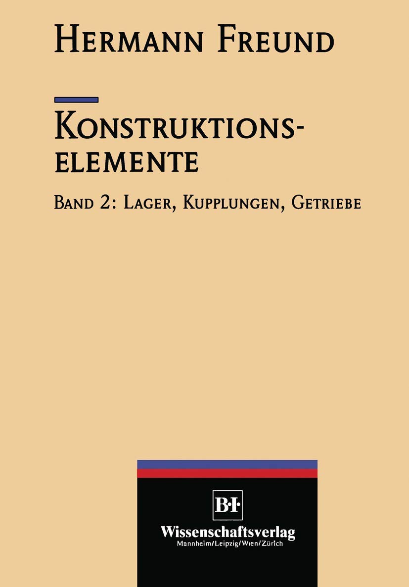 Konstruktionselemente: Lager, Kupplungen, Getriebe (Vdibuch) (German Edition),Used