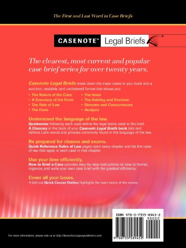 Casenote Legal Briefs: Constitutional Law: Keyed to Courses Using Rotunda's Modern Constitutional Law,Used